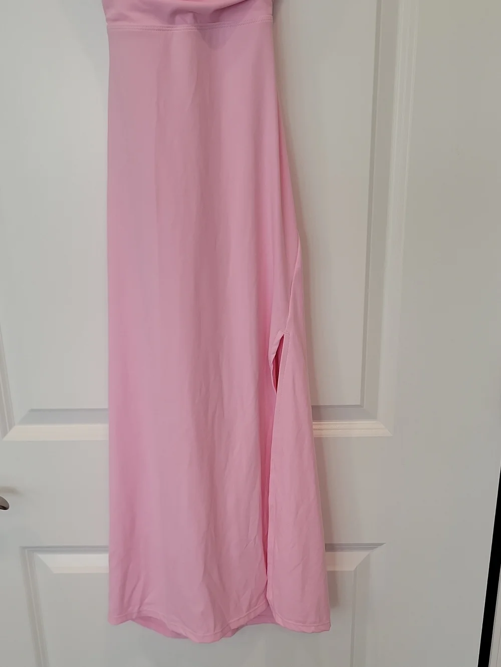 Halara Ballerina Pink Ruched Lace Up Bodycon Midi Dress In Medium NWOT